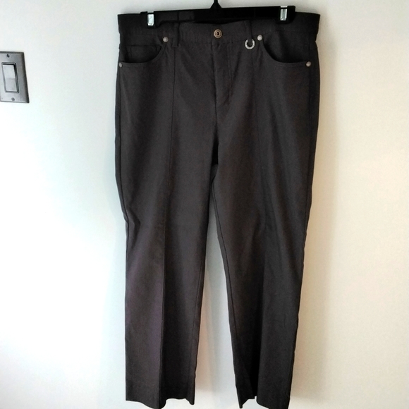 Simon Chang Pants - Simon Chang stretch straight leg pants, size 12